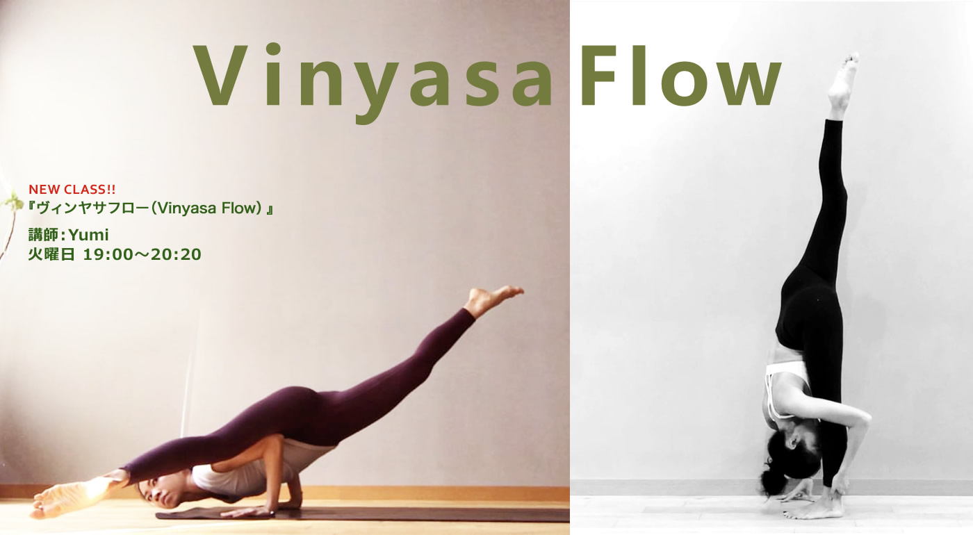 『ヴィンヤサフロー（Vinyasa Flow）』Yumi